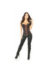Top Drawer Brown Brocade & Faux Leather Steel Boned Corset