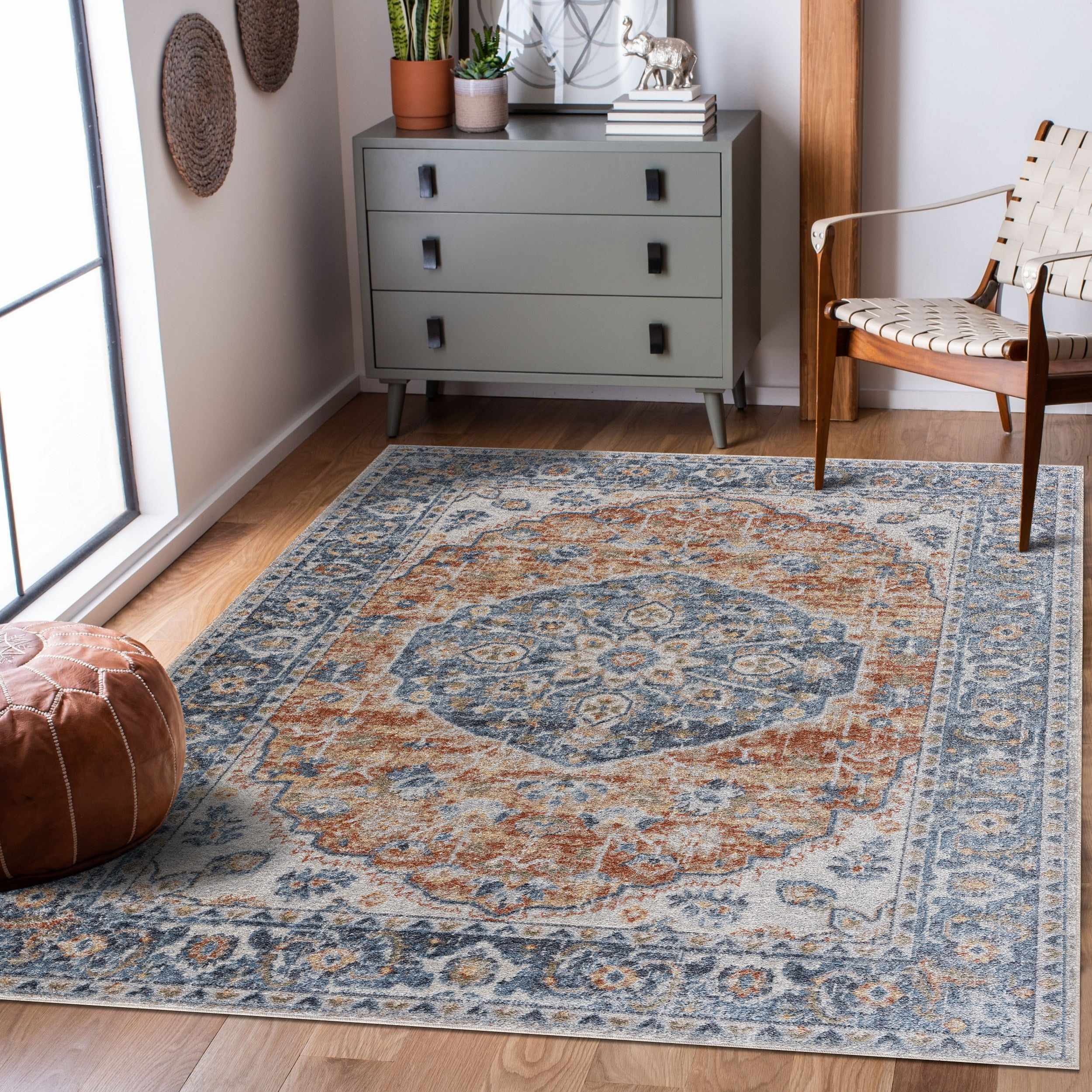 Alfombra lavable Rust Hiti - Liquidación