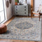 Alfombra lavable Hiti color crema azul - Liquidación