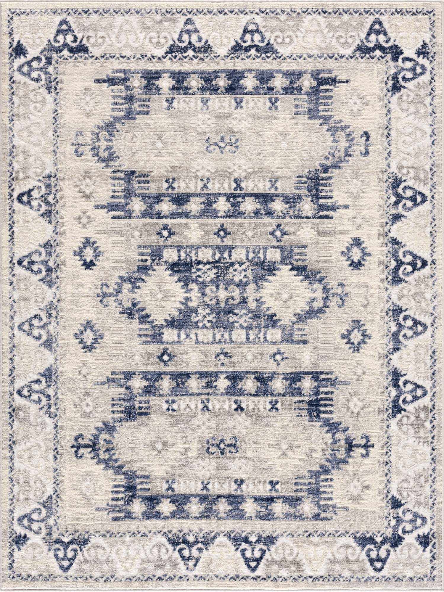 Alfombra azul marino Bindi