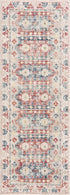 Alfombra azul y rosa Bindi