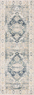 Alfombra con medallón azul de Brend