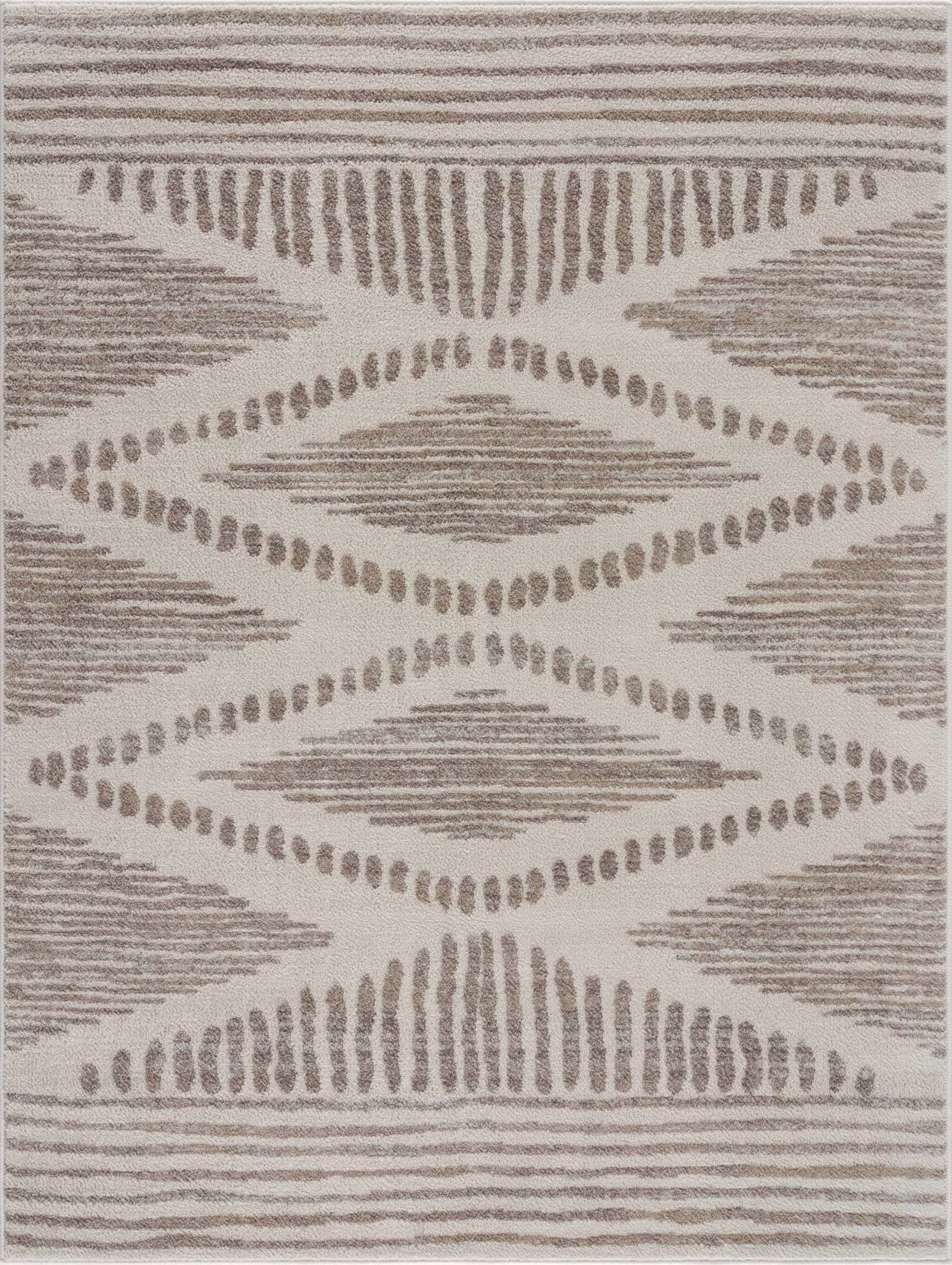 Alfombra beige Tigrisis 2328