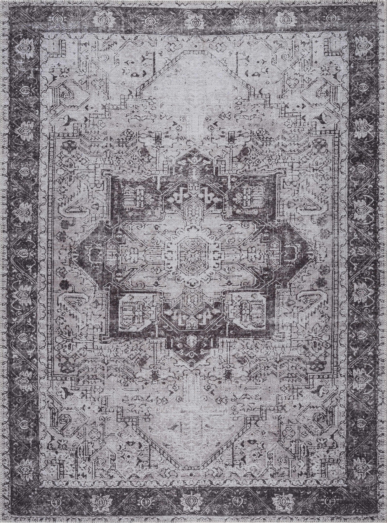 Alfombra lavable negra Rosman - Edición limitada