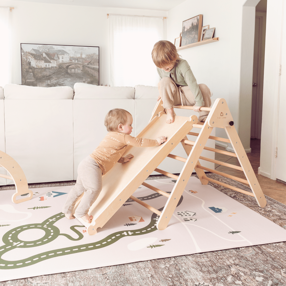 Tiny Land Double-Sided Baby Playmat Forest Track Wonder