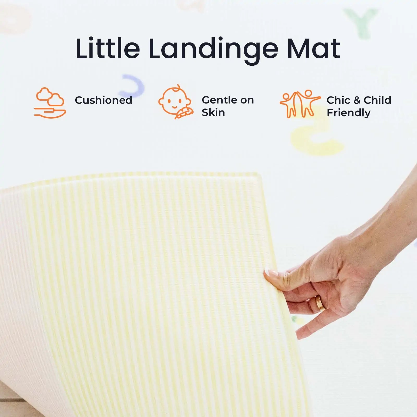 Tiny Land Double-Sided Baby Playmat Alphabet Adventure