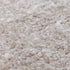 Alfombra peluda de color avena sólida Siari