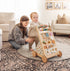 Tiny Land Baby Push Walker, Wooden Baby Walker for Girls, Adjustable Speed Walkers for Baby Boys, Montessori Walker Toy, Baby Activity Center, Push Toys for Kids Development (Morandi)