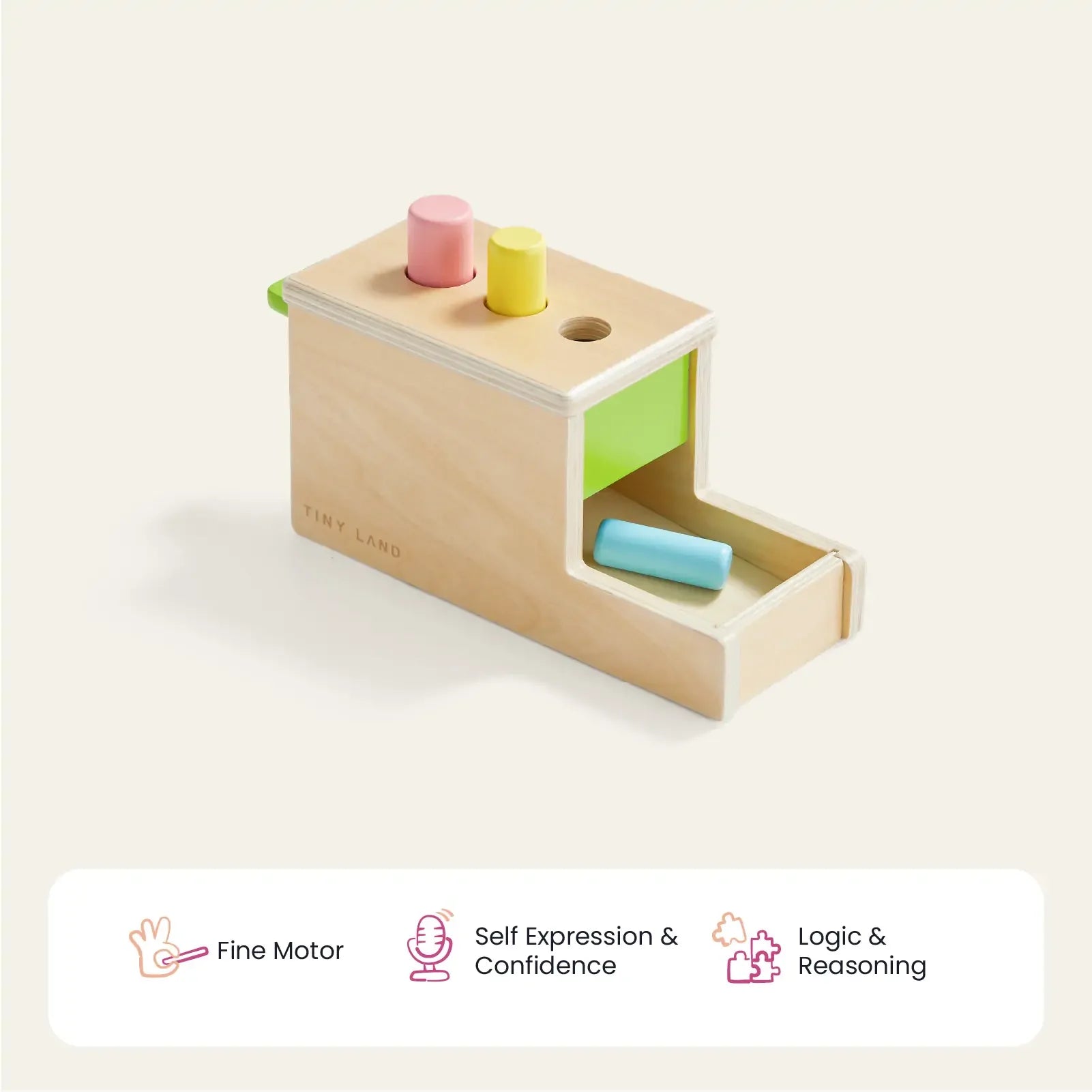 Tiny Land Montessori Toys Set for Infants (10-12 month)