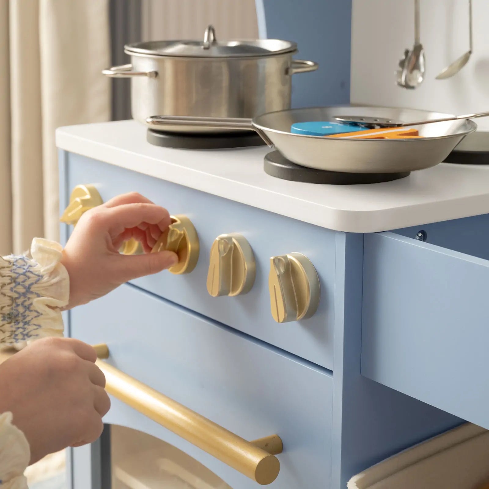 Tiny Land Serenity Play Kitchen - Lagoon Blue
