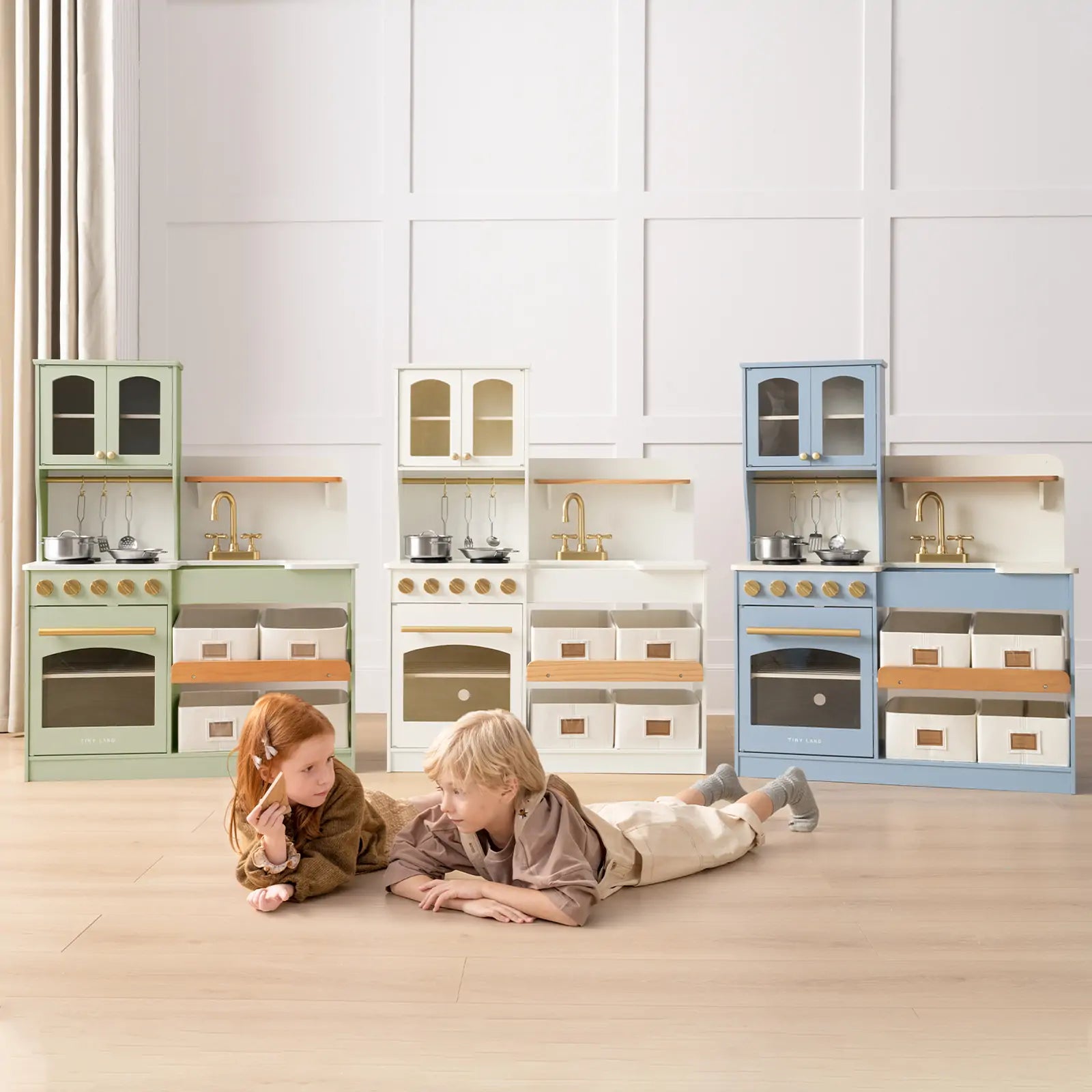 Tiny Land Serenity Play Kitchen - Sage Green