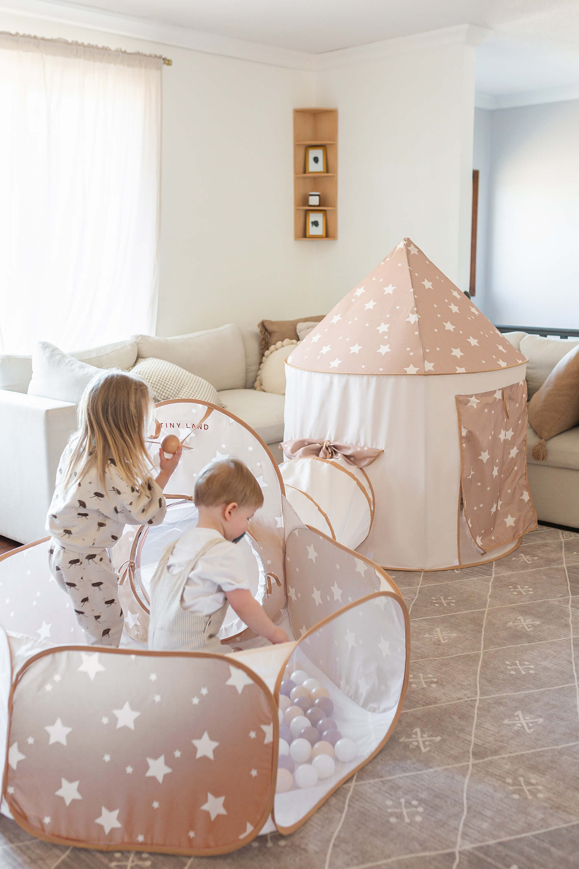 Tiny Land Compact Adventure 3-in-1 Play Tunnel With no Balls