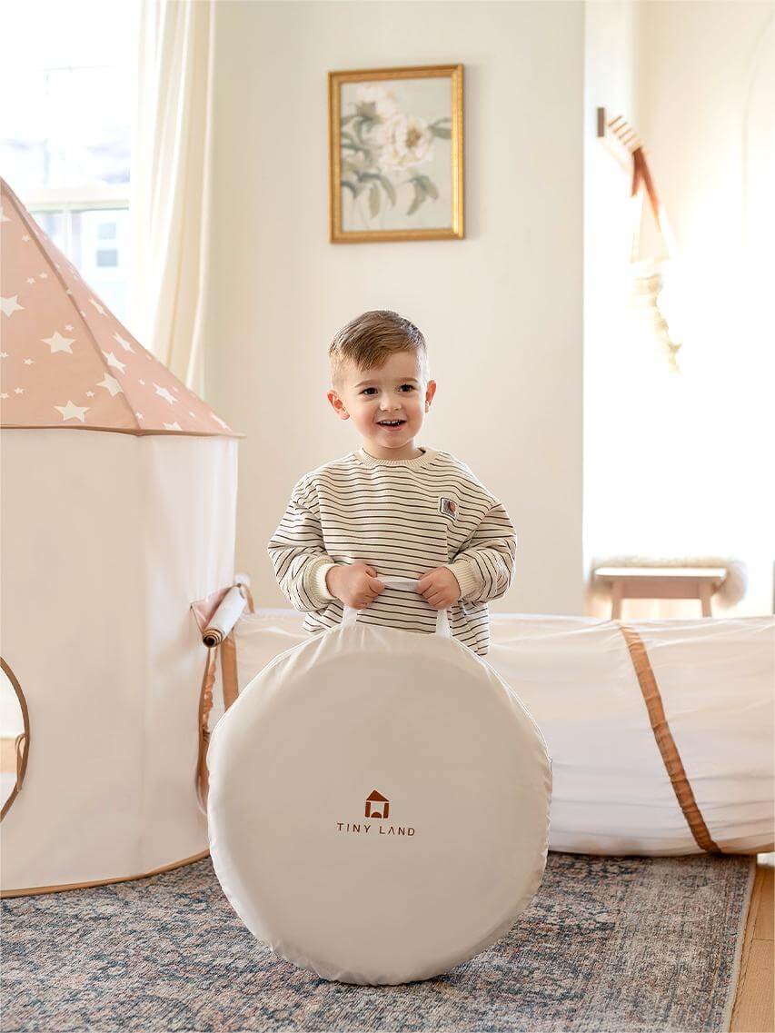 Tiny Land Compact Adventure 3-in-1 Play Tunnel With no Balls