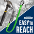 Tool Tether Lanyard with Carabiner and Choke Cable Loop