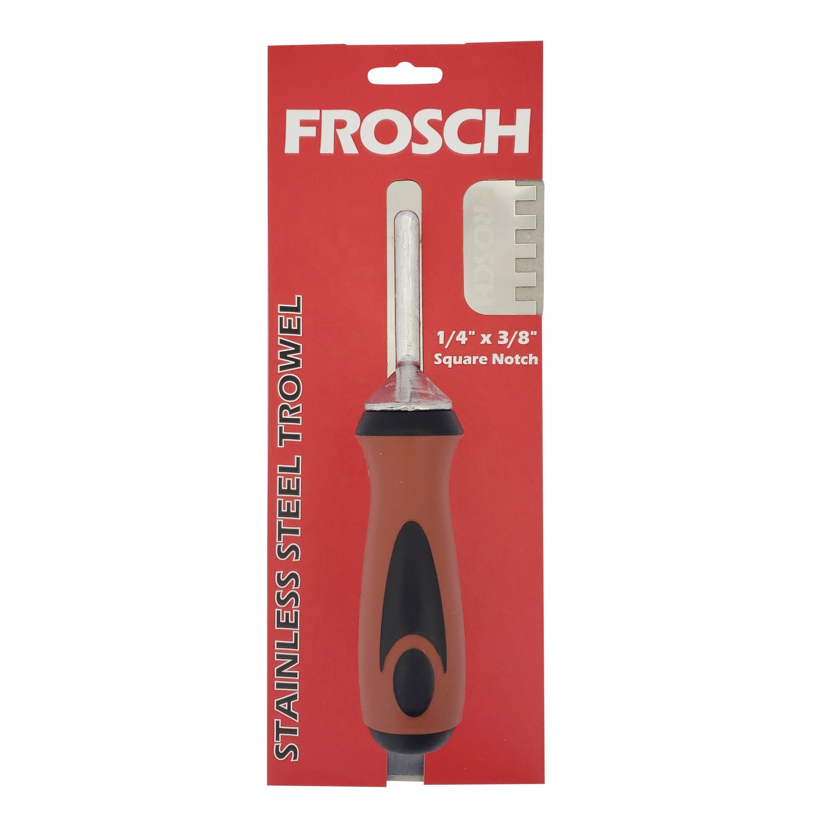 Stainless Steel Square Notch Trowel - 1/4