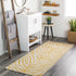 Alfombra con estampado de cebra en amarillo Terra - Liquidación