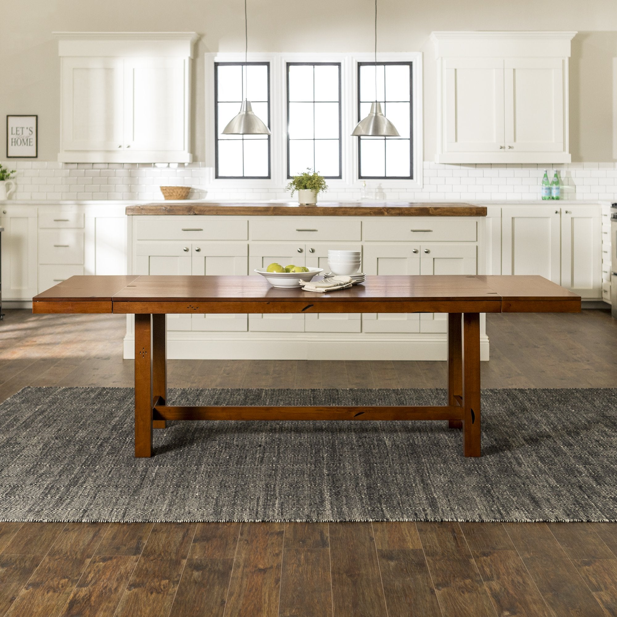 Mesa de comedor de madera Huntsman