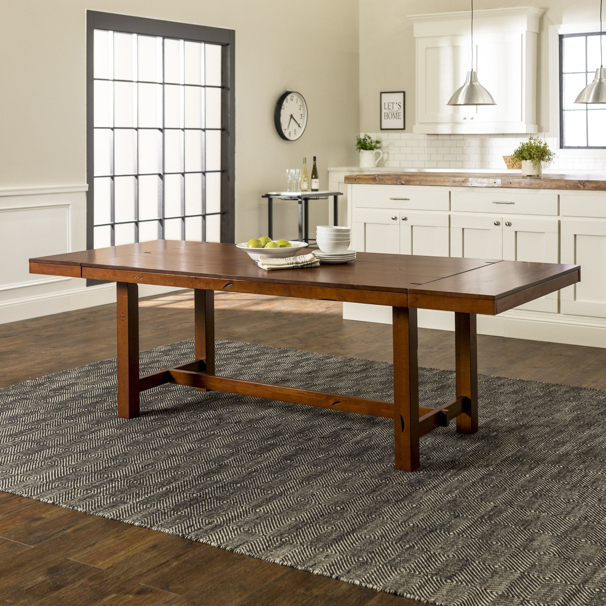 Mesa de comedor de madera Huntsman