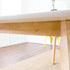 Mesa de comedor moderna retro de mediados de siglo