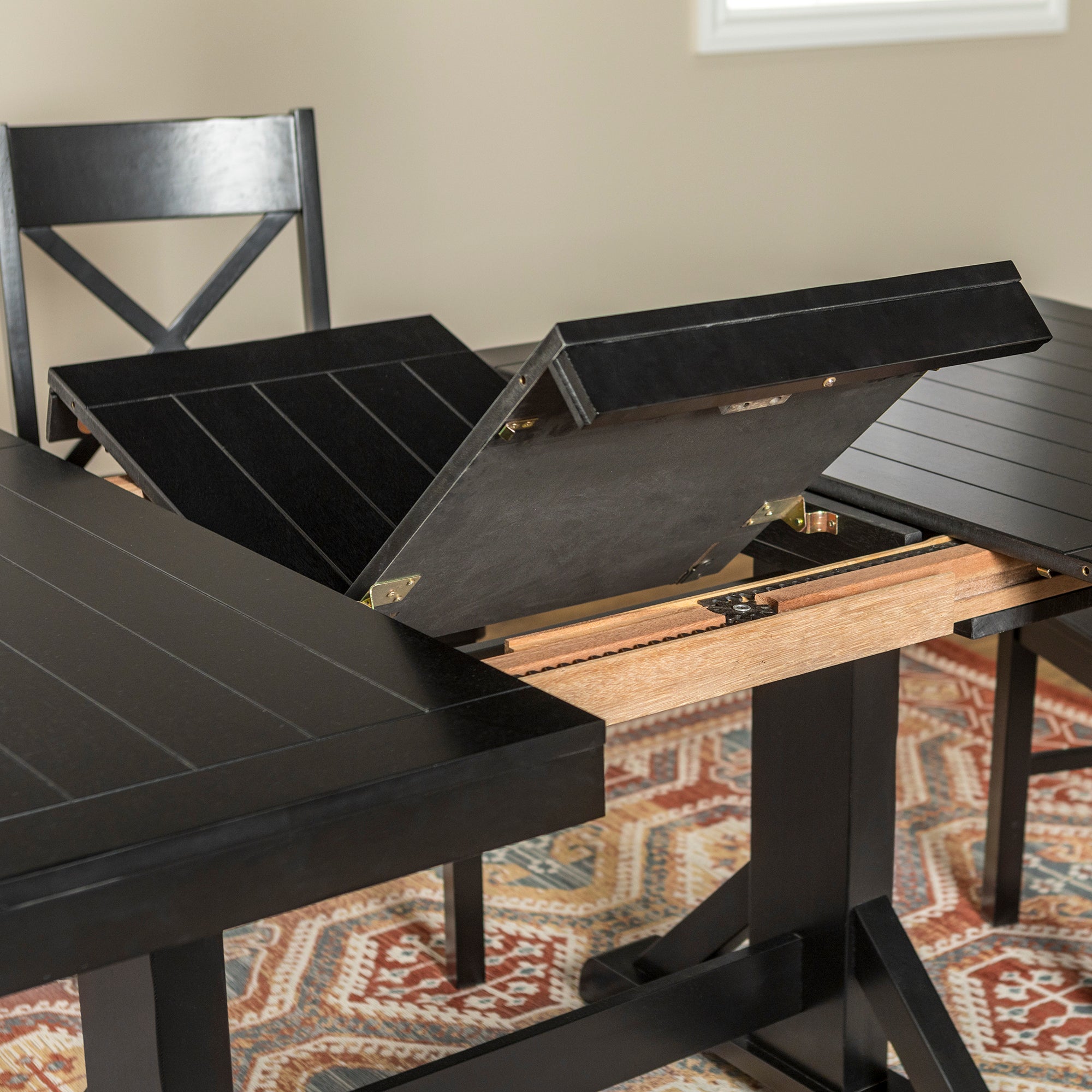 Mesa de comedor extensible Millwright