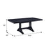 Mesa de comedor extensible Millwright