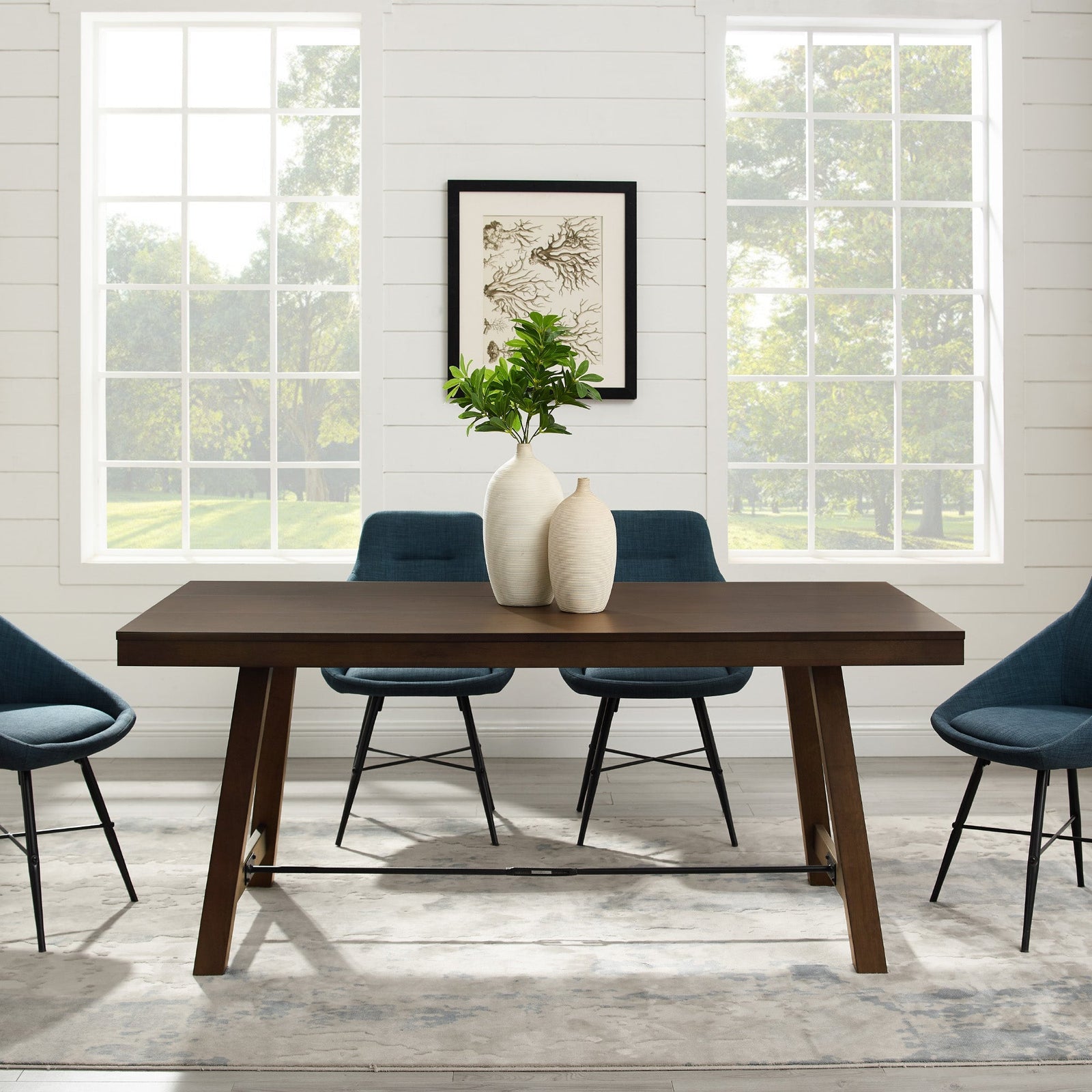 Mesa de comedor con caballete de 70