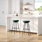 Juego de taburetes de bar con asiento giratorio Glam de 2 piezas Twyla