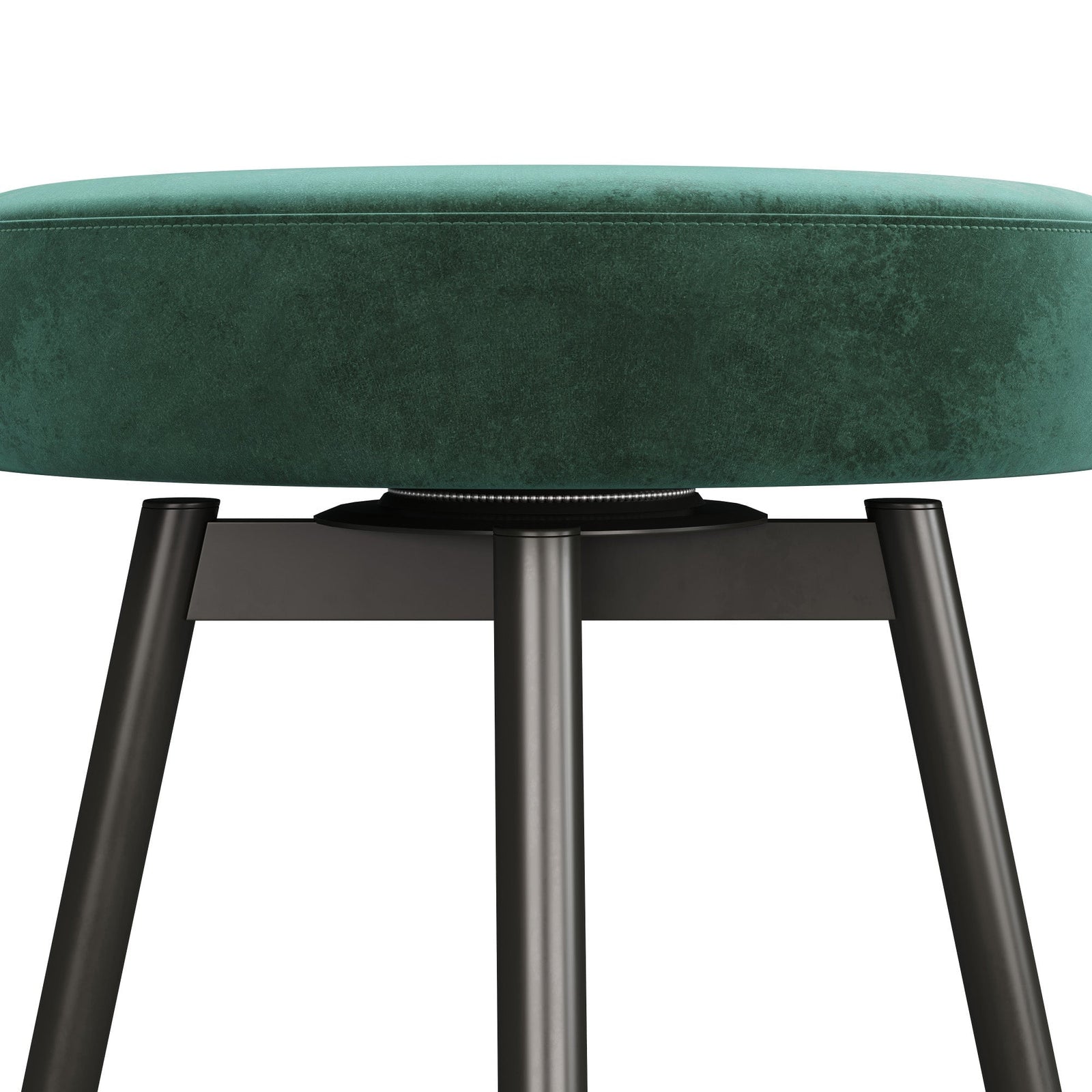 Juego de taburetes de bar con asiento giratorio Glam de 2 piezas Twyla