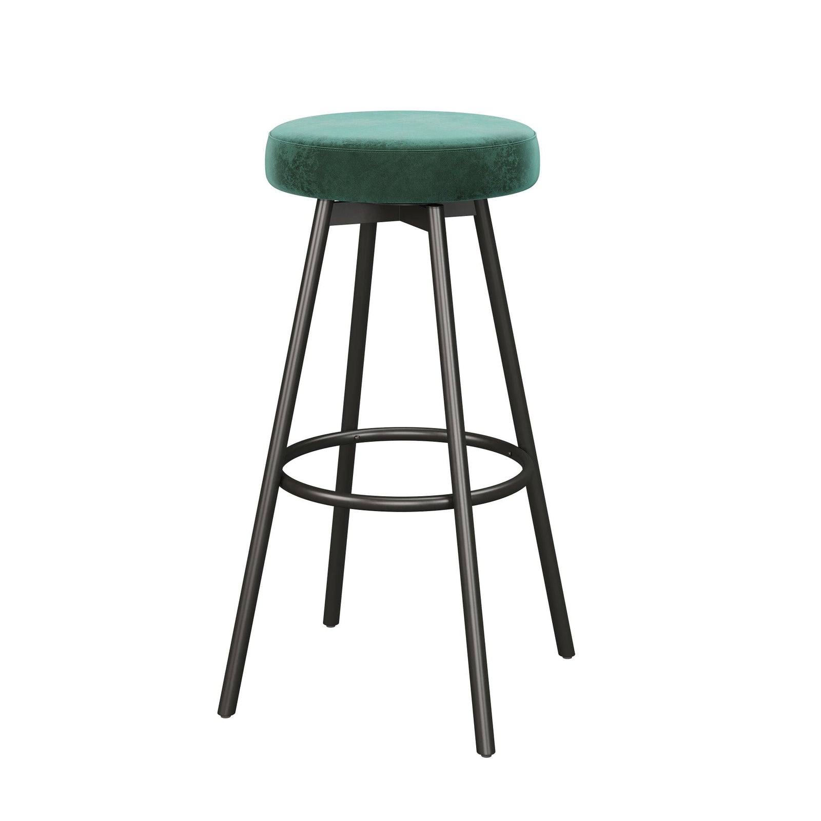 Juego de taburetes de bar con asiento giratorio Glam de 2 piezas Twyla