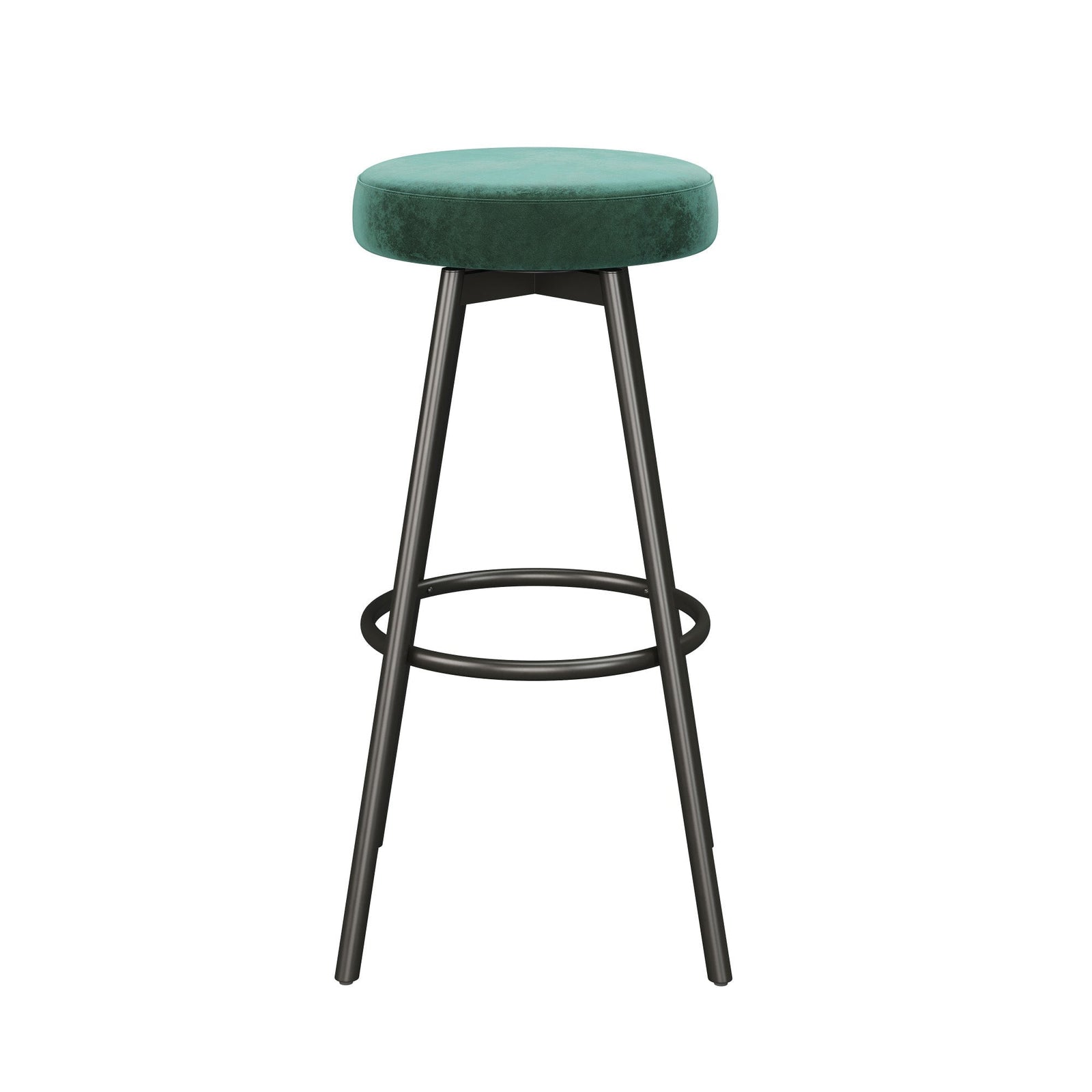 Juego de taburetes de bar con asiento giratorio Glam de 2 piezas Twyla