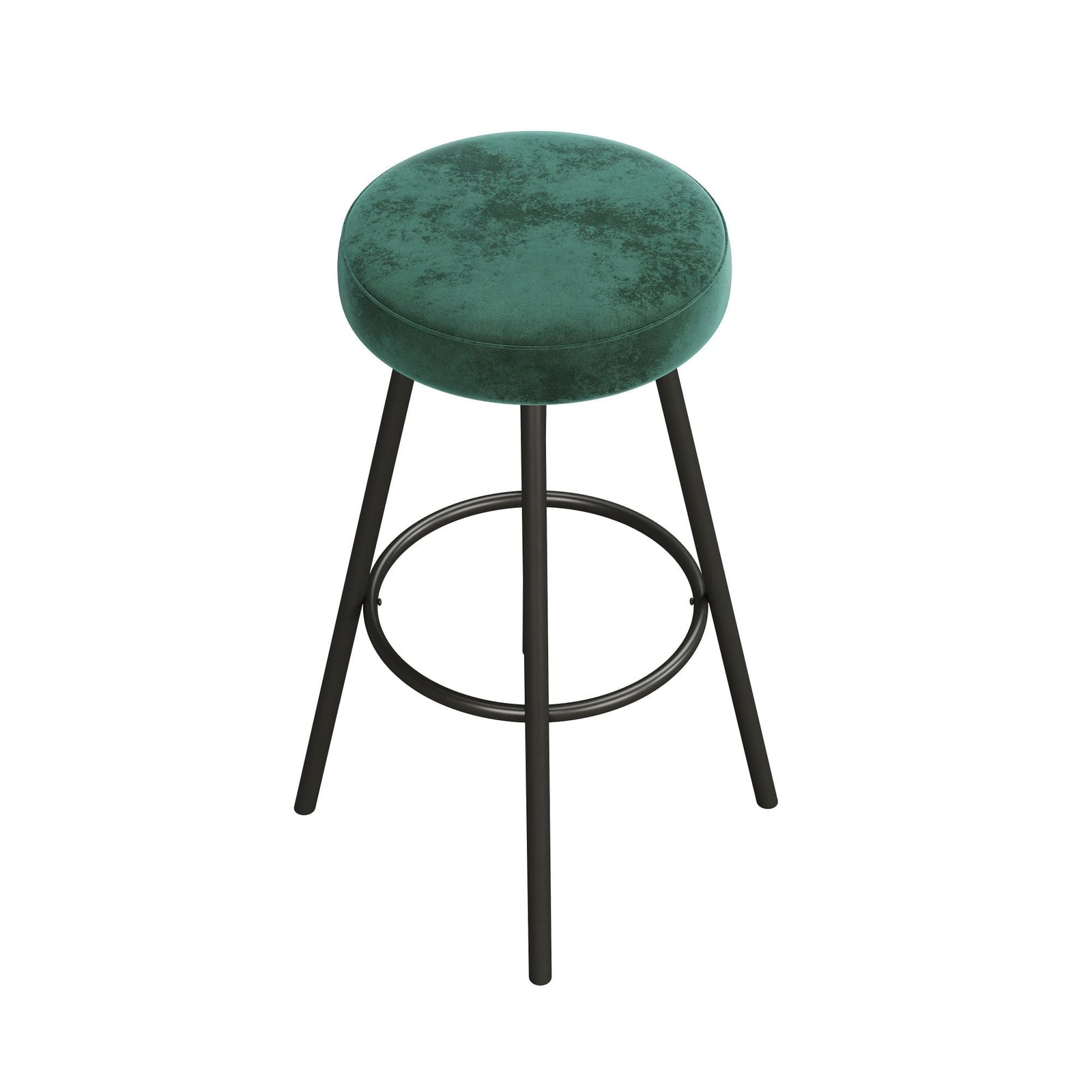Juego de taburetes de bar con asiento giratorio Glam de 2 piezas Twyla