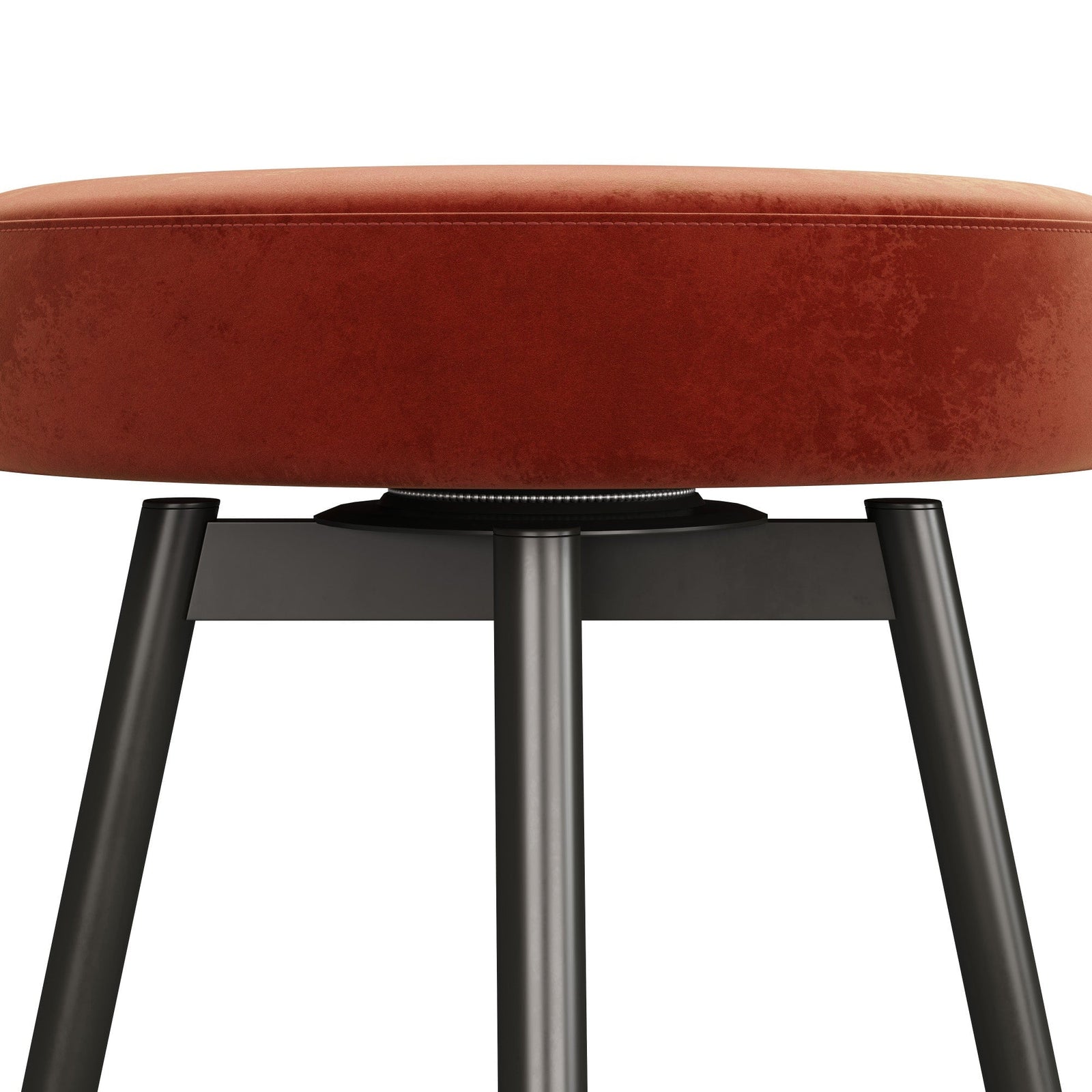 Juego de taburetes de bar con asiento giratorio Glam de 2 piezas Twyla