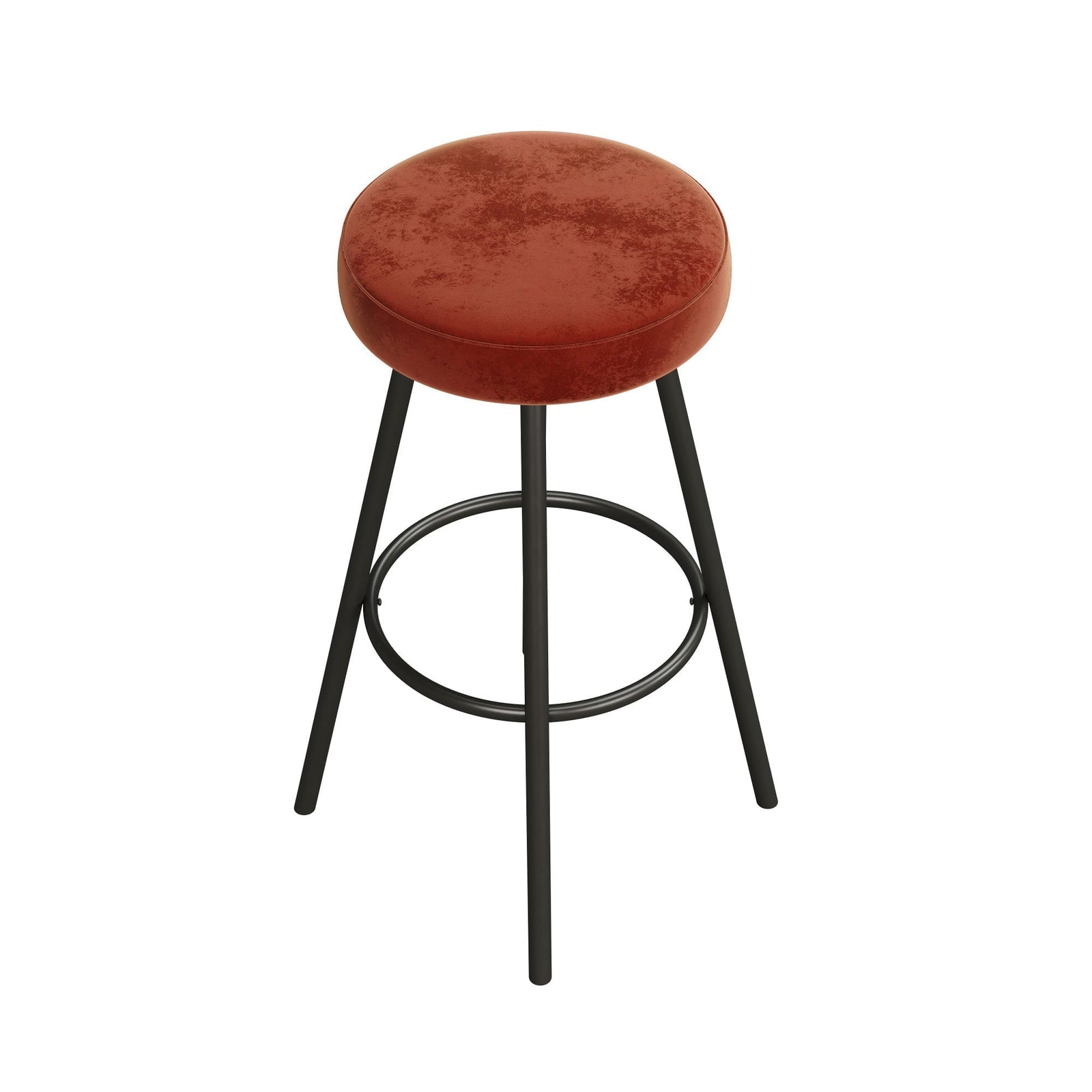 Juego de taburetes de bar con asiento giratorio Glam de 2 piezas Twyla