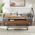 Mesa de centro elevable moderna de madera y metal de 40 pulgadas de Tyson