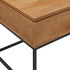 Mesa de centro elevable moderna de madera y metal de 40 pulgadas de Tyson