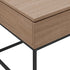 Mesa de centro elevable moderna de madera y metal de 40 pulgadas de Tyson