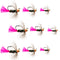 Tungsten Bead Blow Torch Jig Assortment Tactical Nymph Euro Fly - 9 Flies Sizes 10, 12, 14