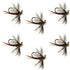 Tungsten Bead Soft Hackle Pheasant Tail Tactical Jig Czech Nymph Euro Nymphing Fly - 6 Flies Size 14