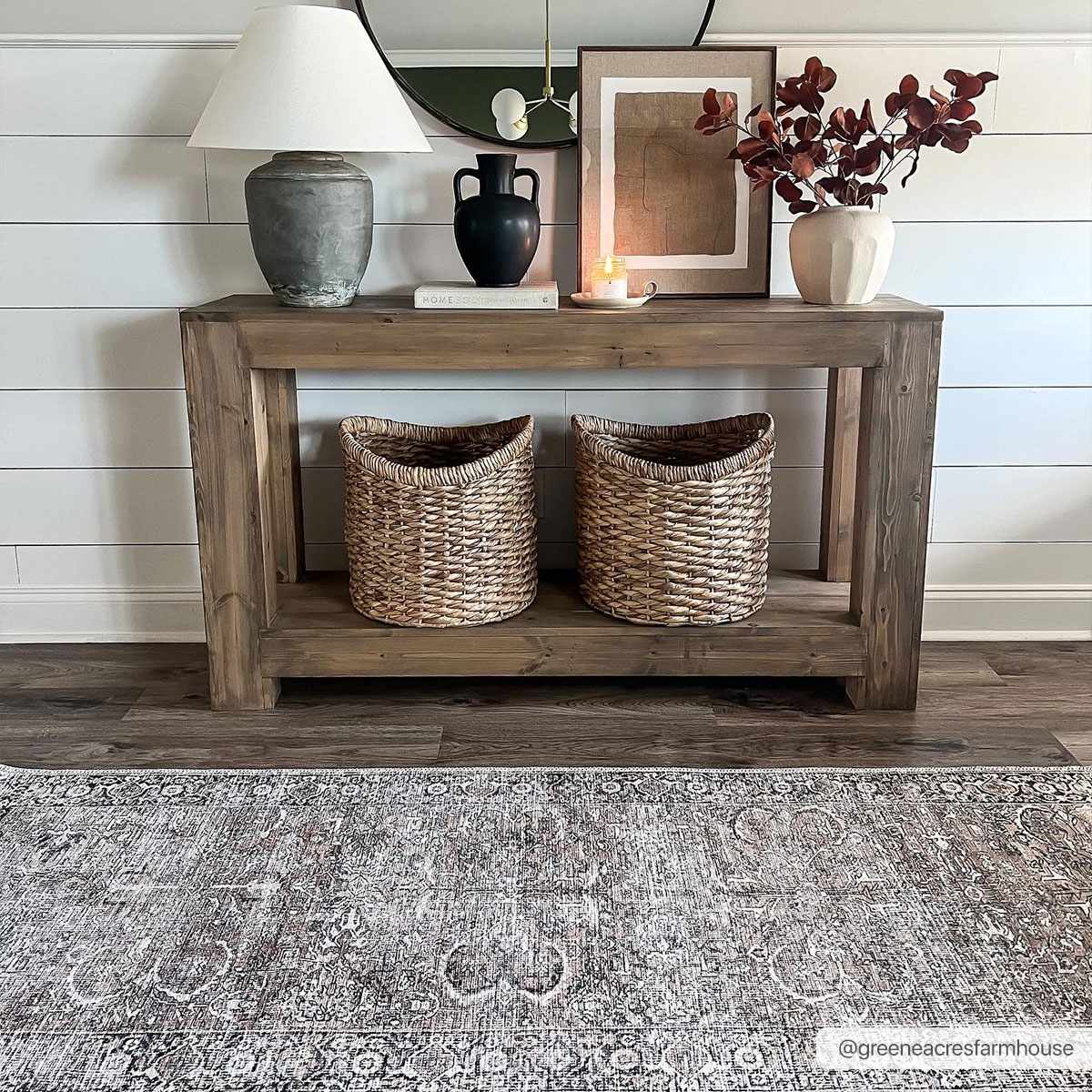 Alfombra vintage lavable Tan Jill - Oferta