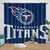 Cortinas opacas para ventana de Tennessee Titans, decoración de habitación
