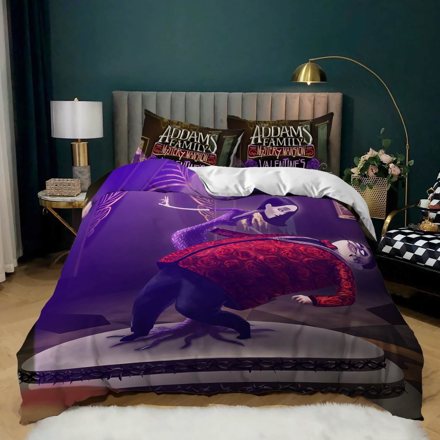The Addams Family Bedding Set Quilt Cover Without Filler