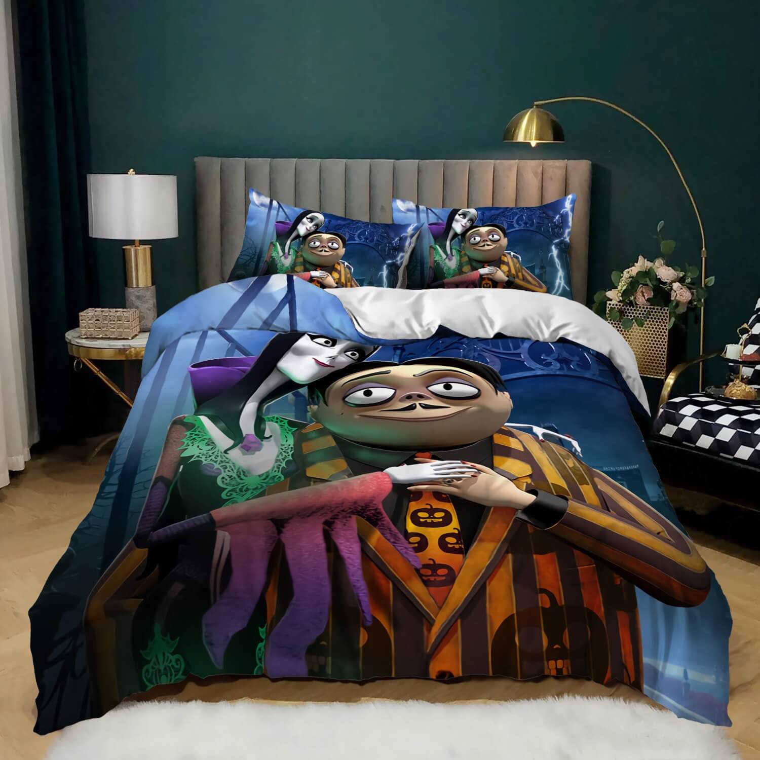 The Addams Family Bedding Set Quilt Cover Without Filler