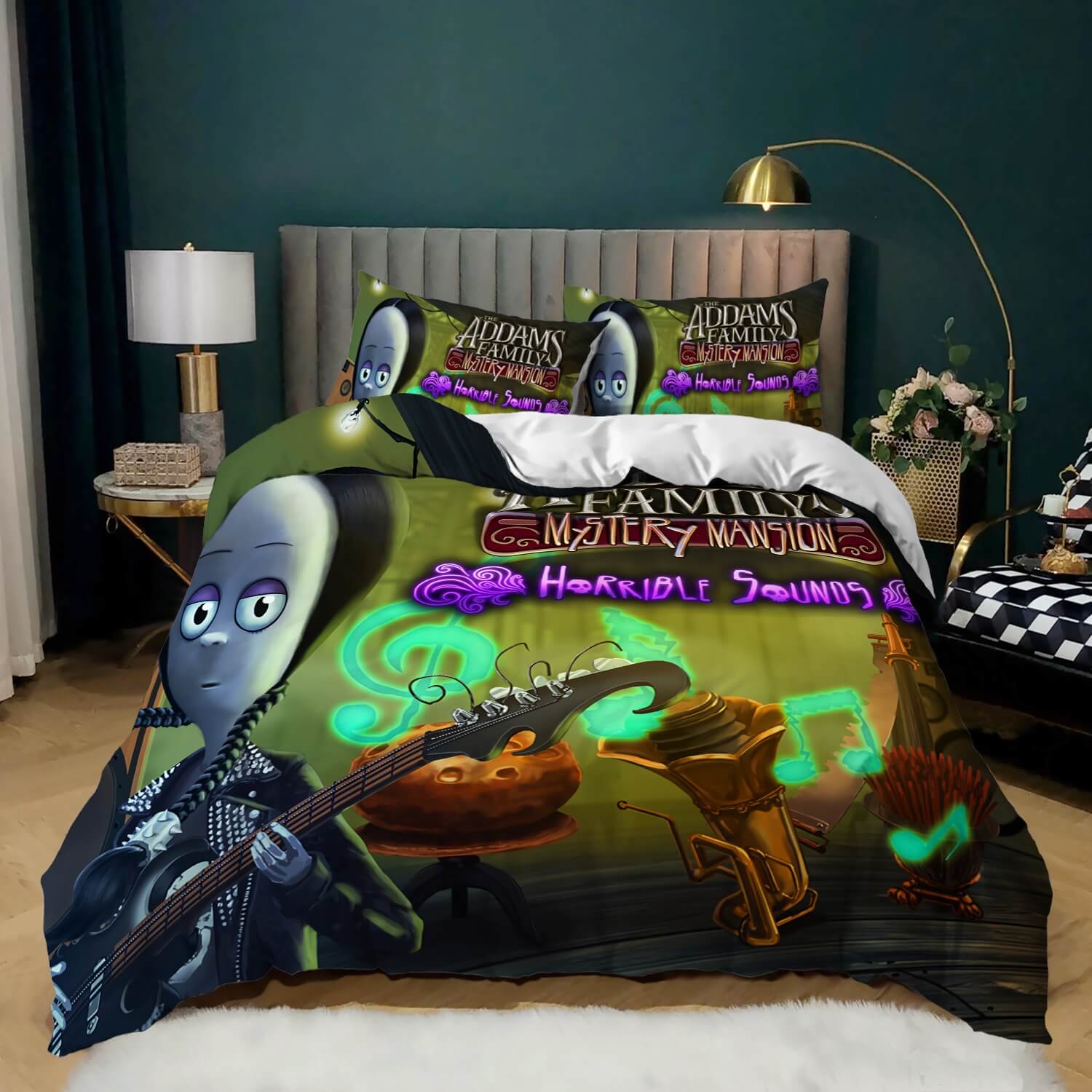 The Addams Family Bedding Set Quilt Cover Without Filler