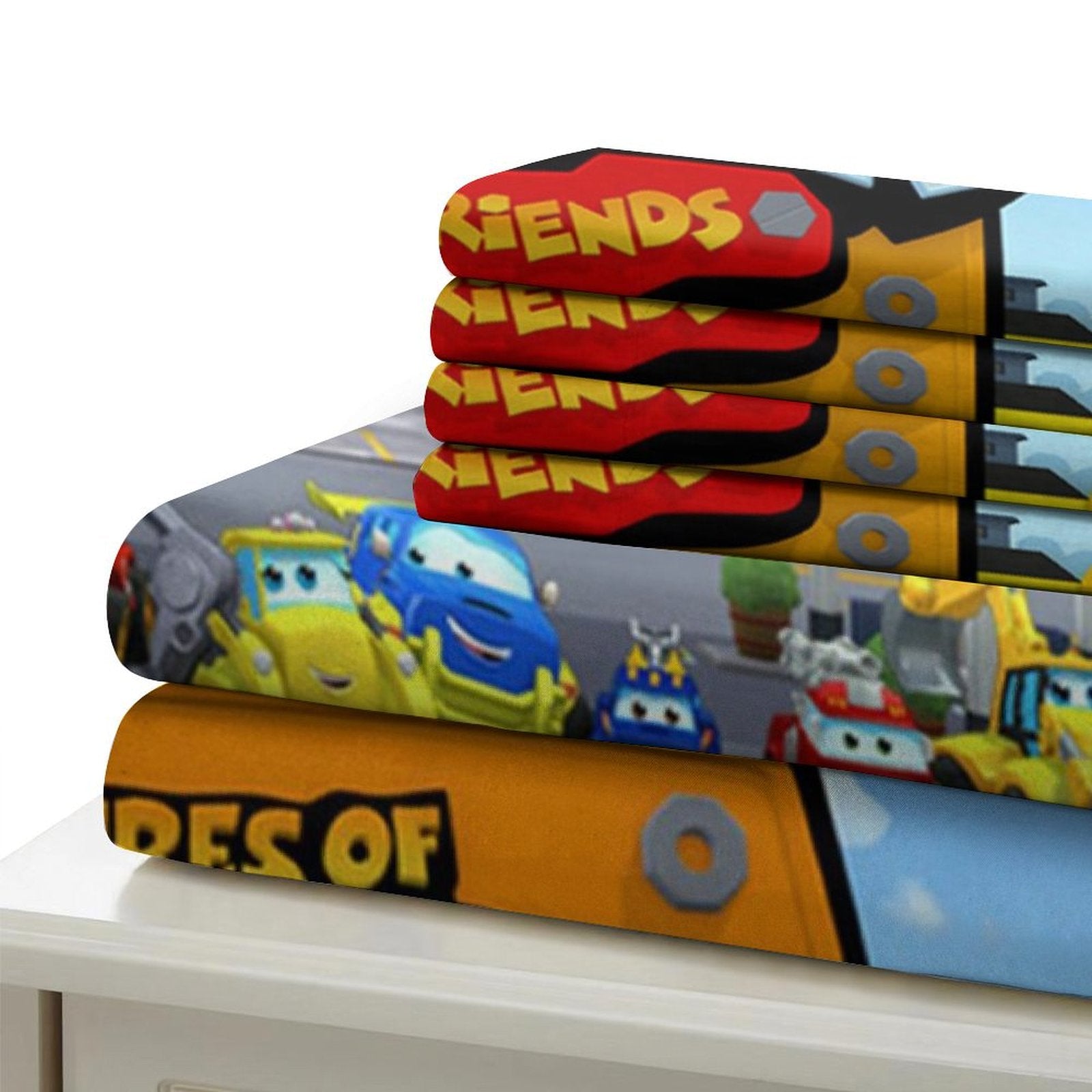 Juego de cama Las aventuras de Chuck y sus amigos, funda nórdica sin relleno