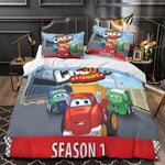 Juego de cama Las aventuras de Chuck y sus amigos, funda nórdica sin relleno
