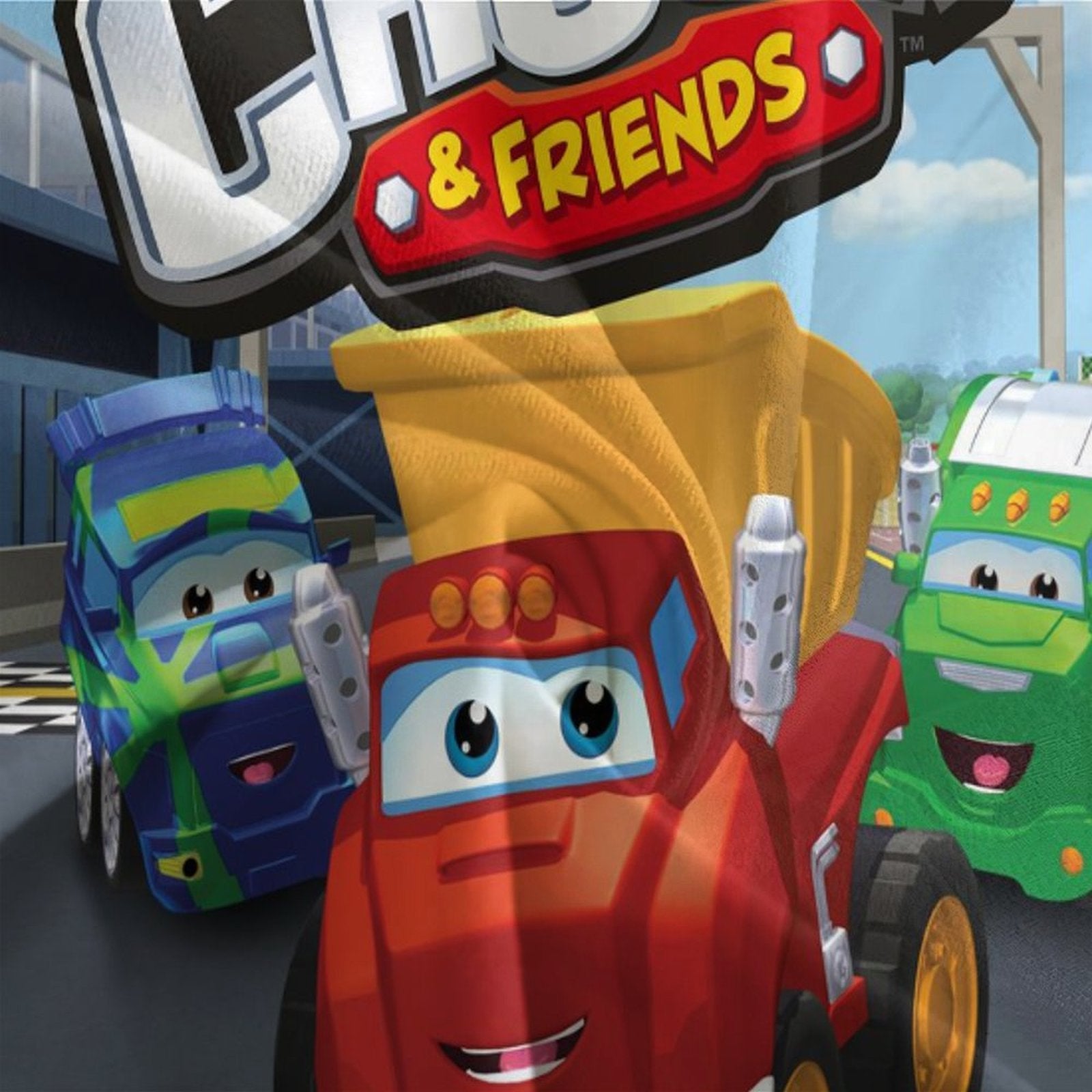 Juego de cama Las aventuras de Chuck y sus amigos, funda nórdica sin relleno