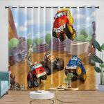 The Adventures Of Chuck And Friends Curtains Blackout Window Drapes