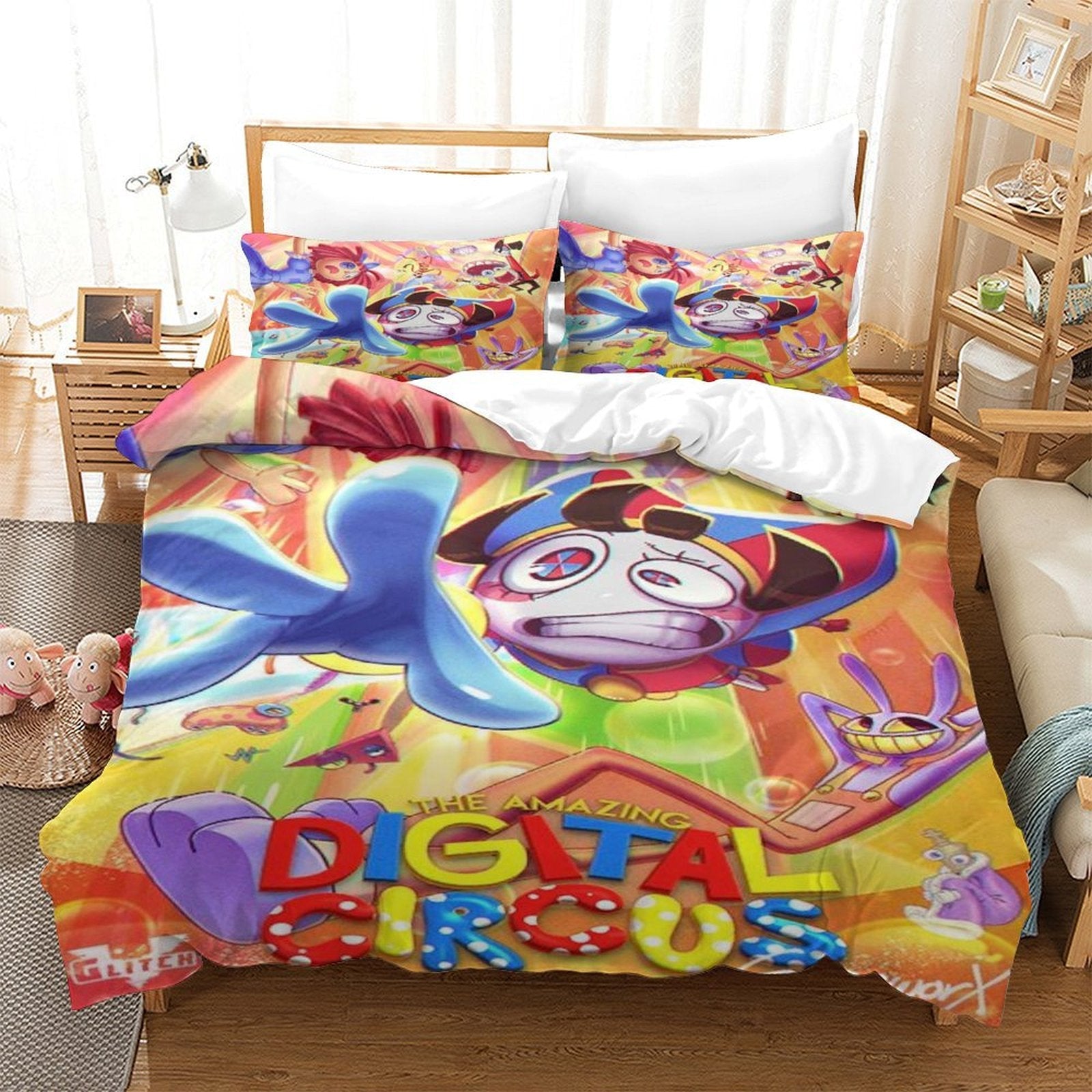 Juego de cama con funda nórdica y sin relleno The Amazing Digital Circus