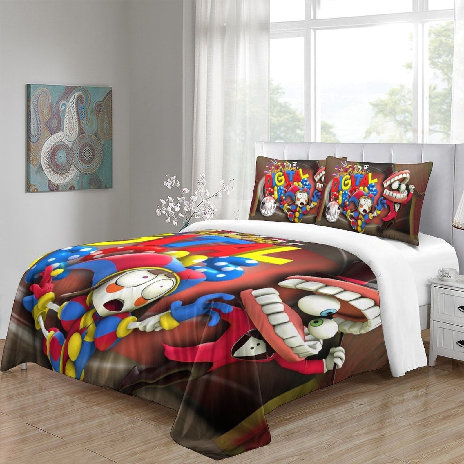 Juego de cama con funda nórdica y sin relleno The Amazing Digital Circus