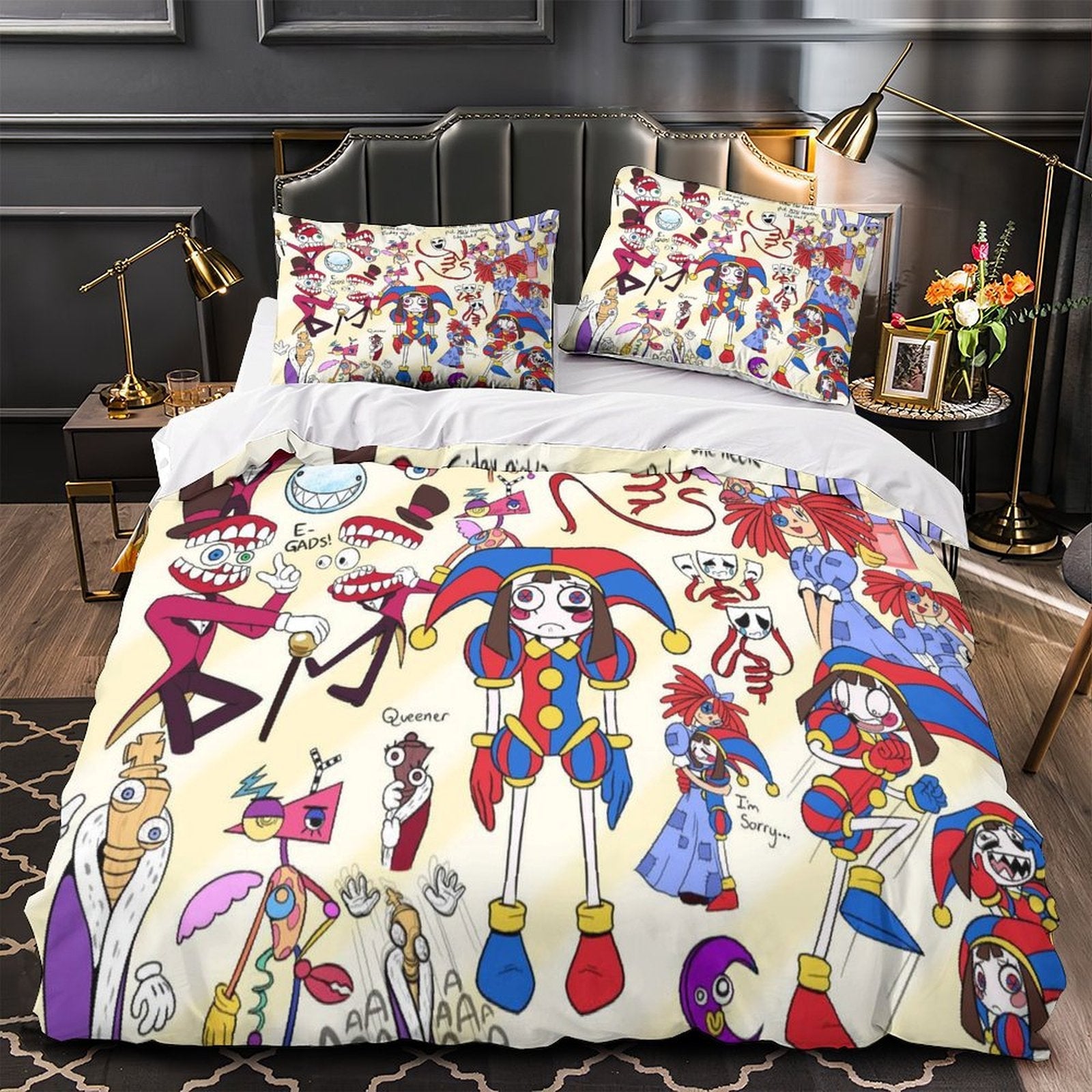 Juego de cama con funda nórdica y sin relleno The Amazing Digital Circus